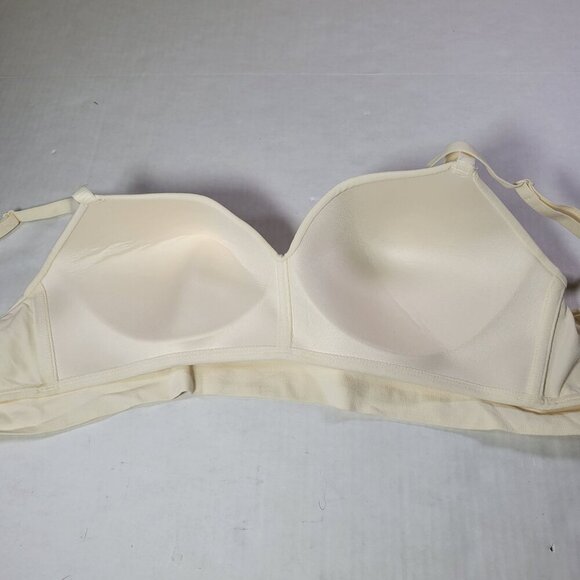 Truekind Beige Supportive Comfort Wireless Shaping Bra #10210 Size M - Picture 3 of 4